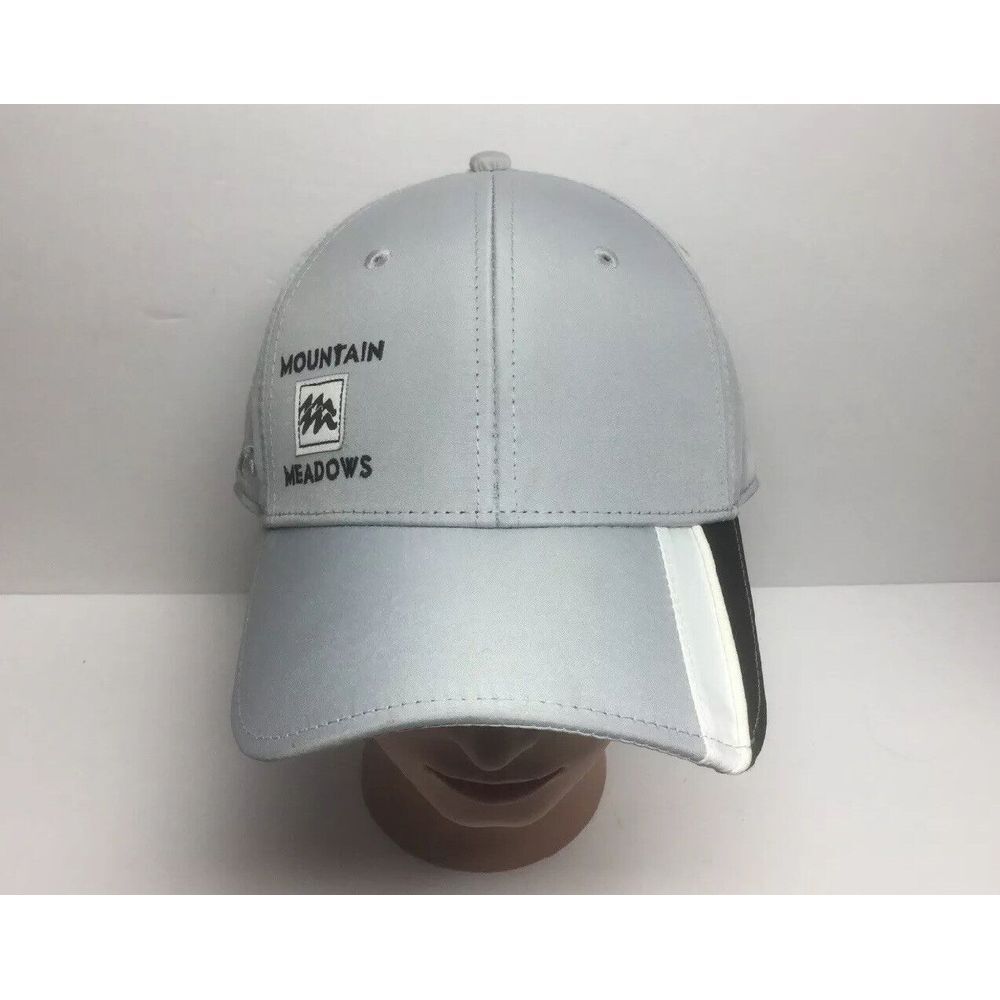 Pukka Golf Hat Mountain‎ Meadows 100% Polyester Gray Aadjustable  strap Cap